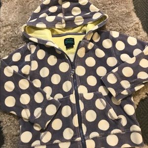Mini Boden Hooded Sweatshirt 5-6